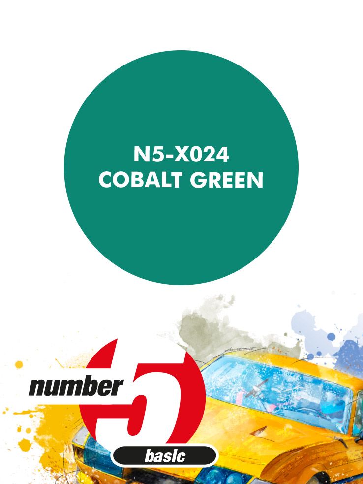 Number 5 N5-X024 Cobalt Green