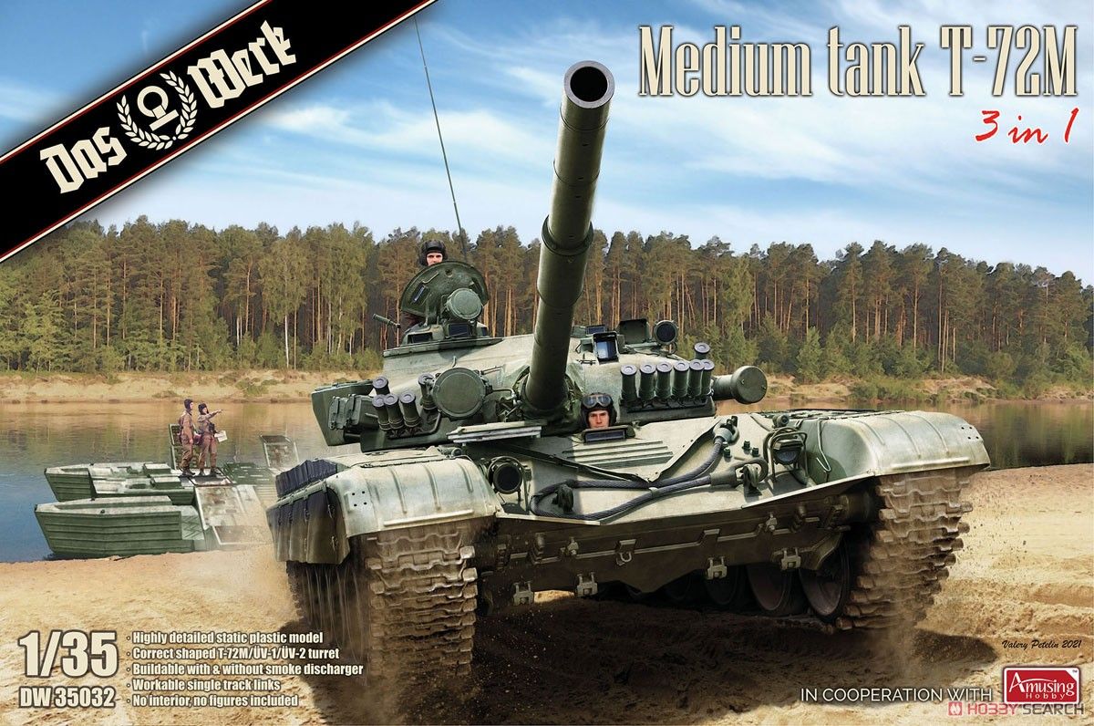 Das Werk 35032 Medium Tank T-72M 3 in 1 (T-72M/UV-1/UV-2)