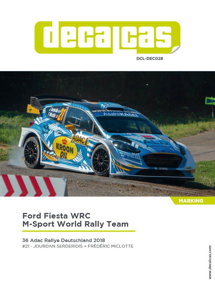 Decalcas DEC028 Ford Fiesta WRC - M-Sport World Rally Team