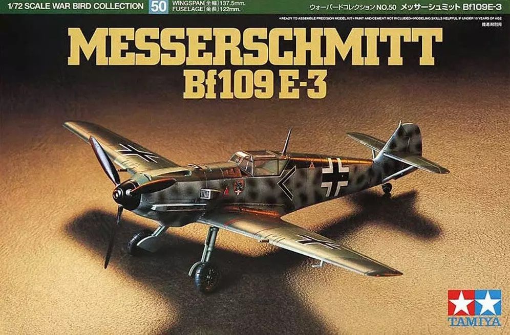 Tamiya 60750 Messerschmitt Bf109 E-3