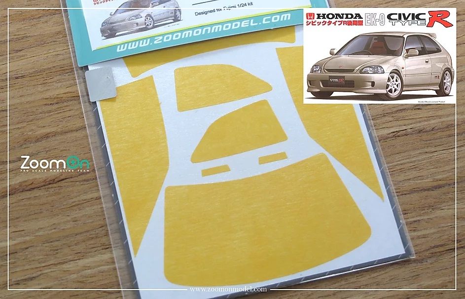 ZoomOn ZD054 Window & light painting masks - Honda Civic Type R EK9