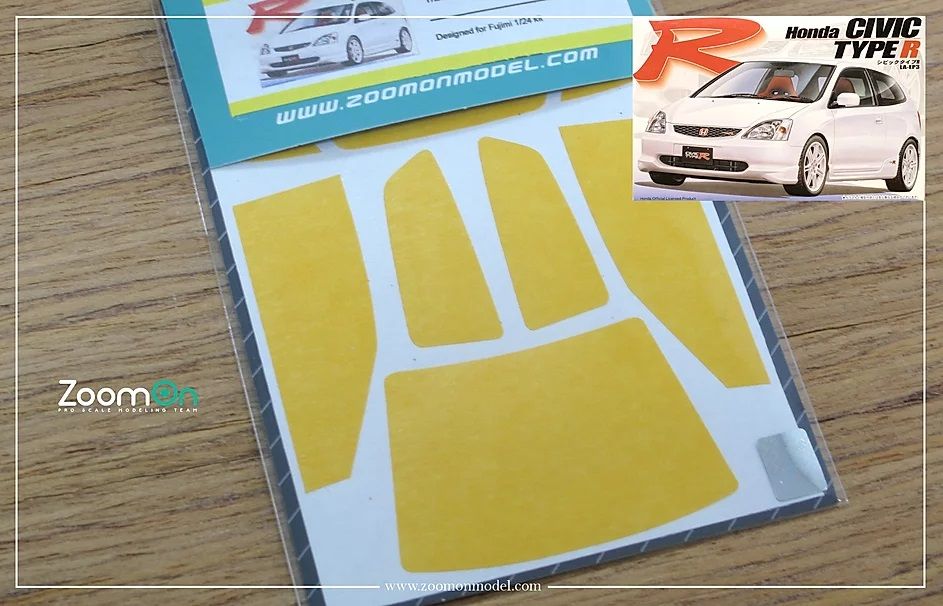 ZoomOn ZD060 Window & light painting masks - Honda Civic Type R EP
