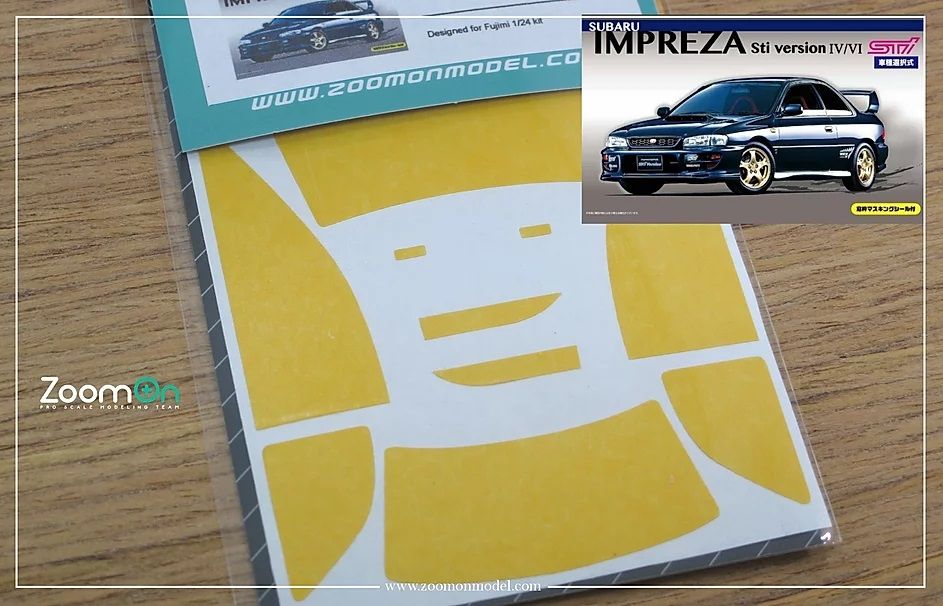 ZoomOn ZD063 Window & light painting masks - Subaru Impreza WRX STI GC8