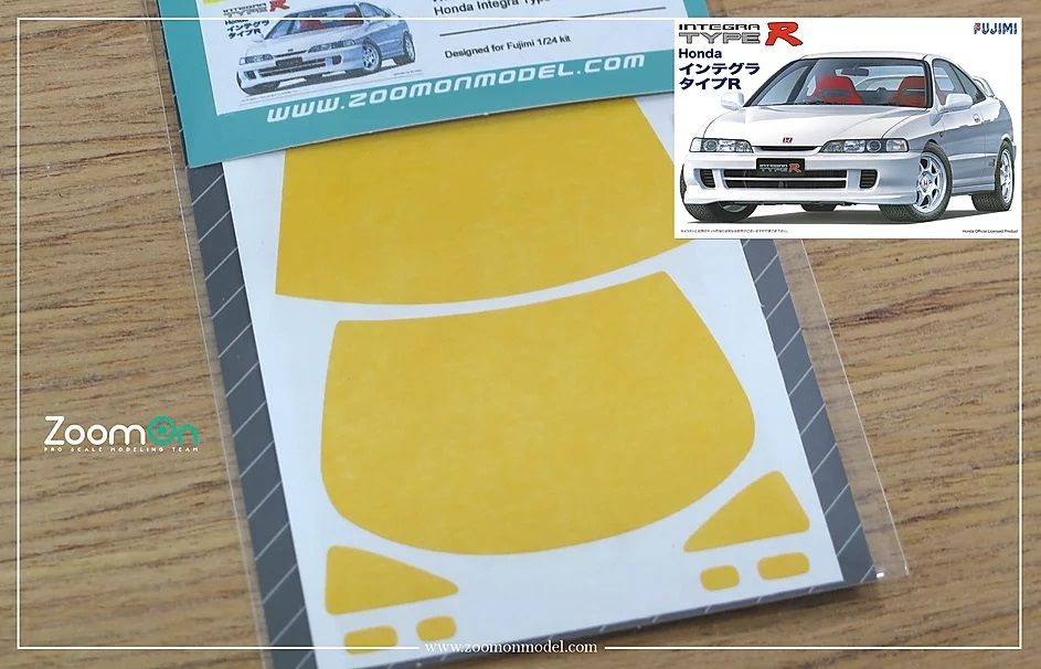 ZoomOn ZD064 Window & light painting masks - Honda Integra Type-R DC2