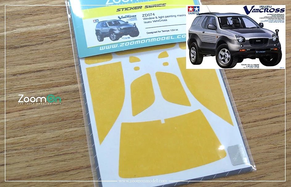 ZoomOn ZD074 Window & light painting masks - Isuzu VehiCross