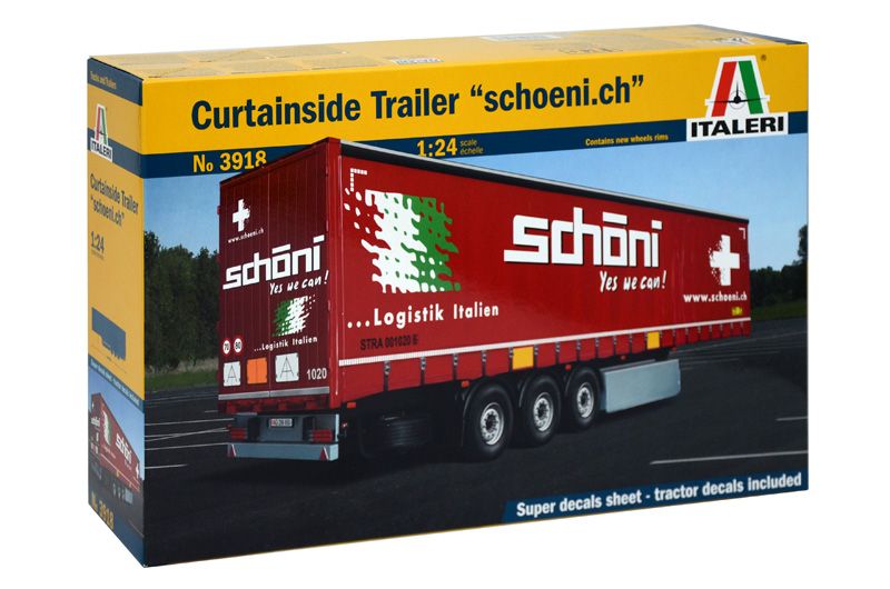 Italeri 3918 Curtainside Trailer Schoeni.ch
