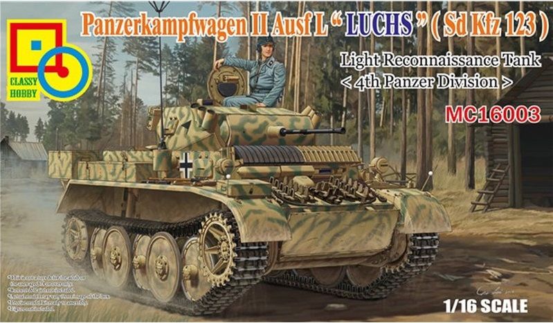 Classy Hobby 16003 PzKpfW II Ausf.L Luchs (Sd Kfz 123)