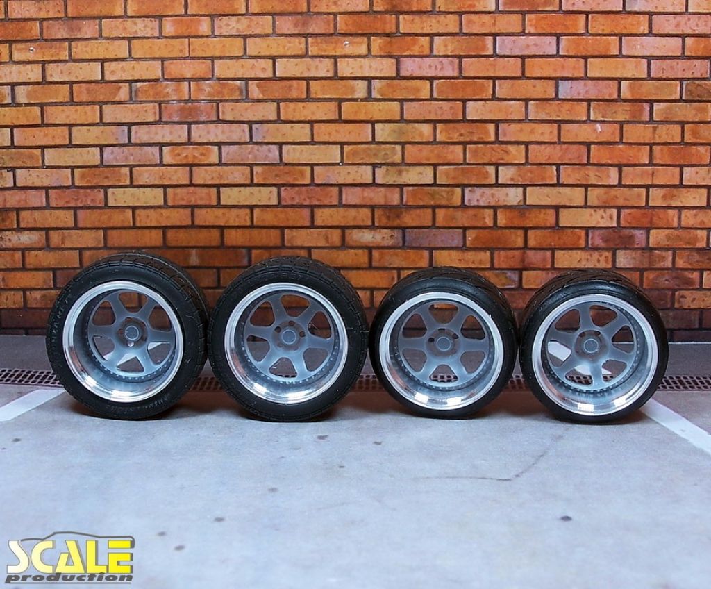 Scale Production SPRF24182 18" WORK Meister L1 with Toyo Stretchwall tires