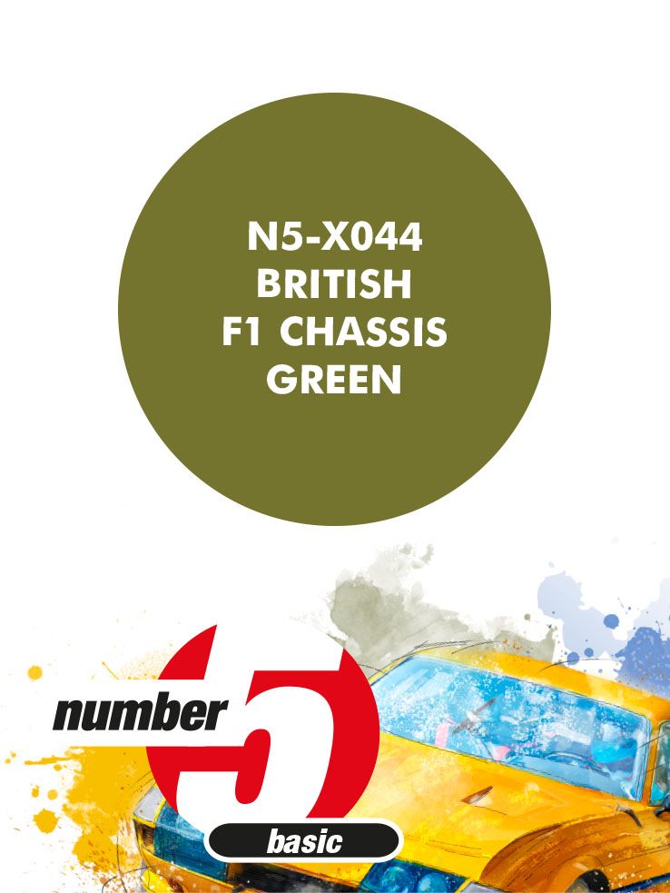 Number 5 N5-X044 British F1 Chassis Green