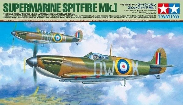 Tamiya 61119 Supermarine Spitfire Mk. I