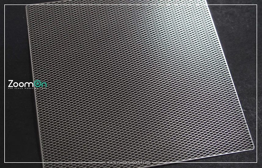 ZoomOn ZT030 Aluminium rhombus grid plate