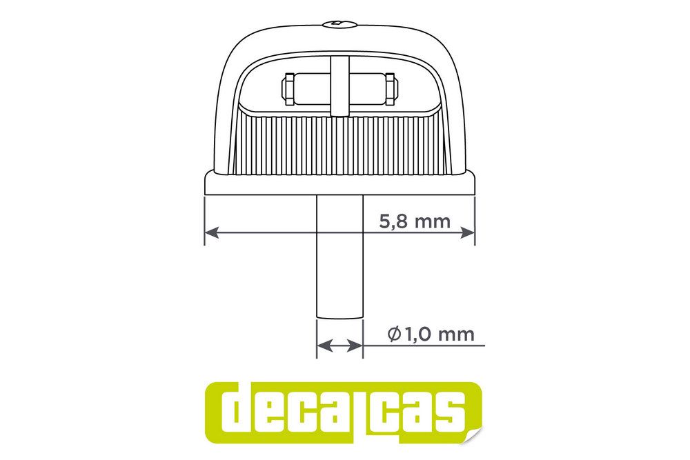 Decalcas PAR066 Hella plate lights 1/12