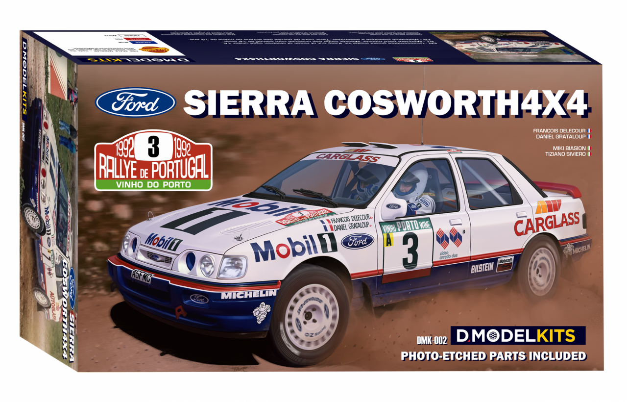 D Modelkits 002 Ford Sierra Cosworth 4x4 Rallye de Portugal 1992