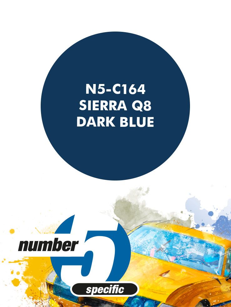 Number 5 N5-C164 Sierra Q8 Dark Blue