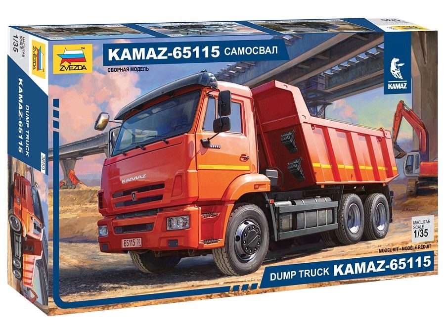 Zvezda 3650 Kamaz-65115 Dump Truck