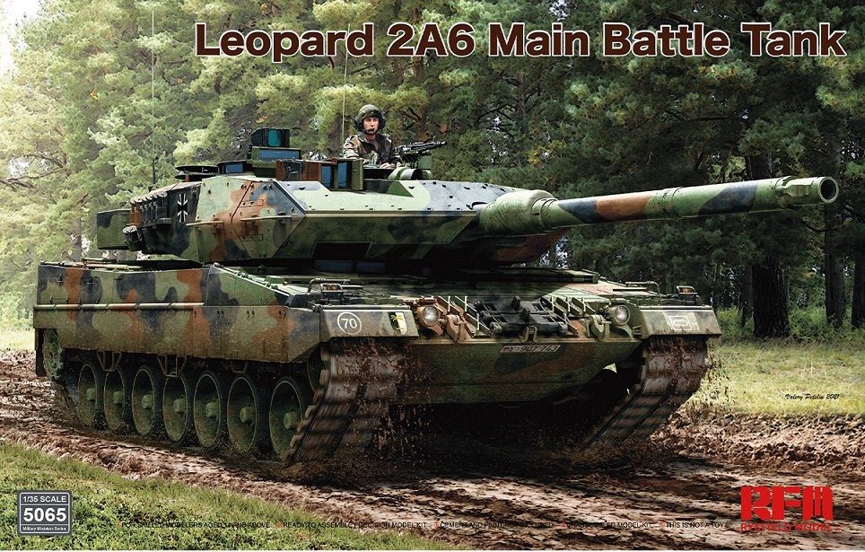 Rye Field Model 5065 LEOPARD 2A6 WITH WORKABLE TRACKS