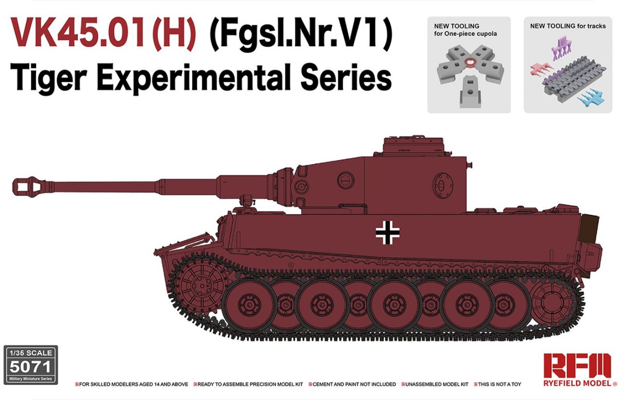 Rye Field Model 5071 VK45.01(H) (Fgsl.Nr.V1) Tiger Experimental Series