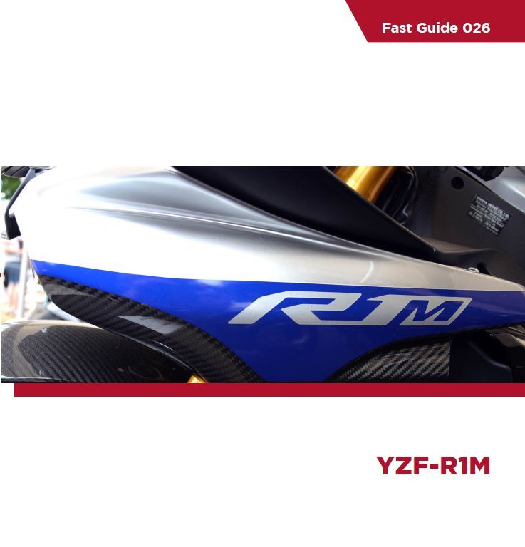 Komakai KOM-FG026 Fast Guide - Yamaha YZF-R1M