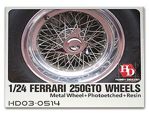 Hobby Design HD03-0514 Ferrari 250GTO Wheels For Fujimi