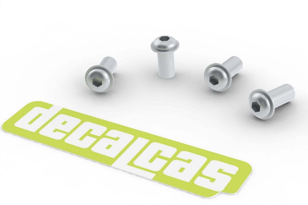 Decalcas PAR075 Button head hex socket screws with washer 1.0mm, 1.1mm, 1.2mm, 1.3mm and 1.4mm