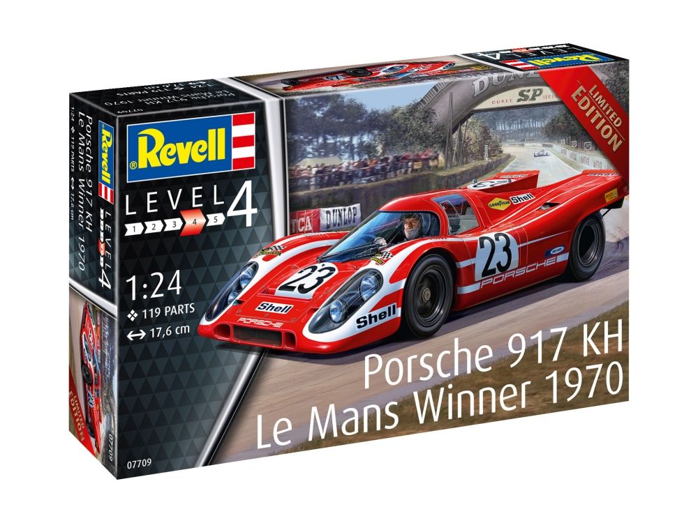 Revell 7709 Porsche 917 KH Le Mans Winner 1970
