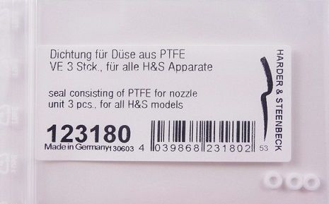 Harder & Steenbeck 123180 SEAL CONSISTING OF PTFE FOR NOZZLE