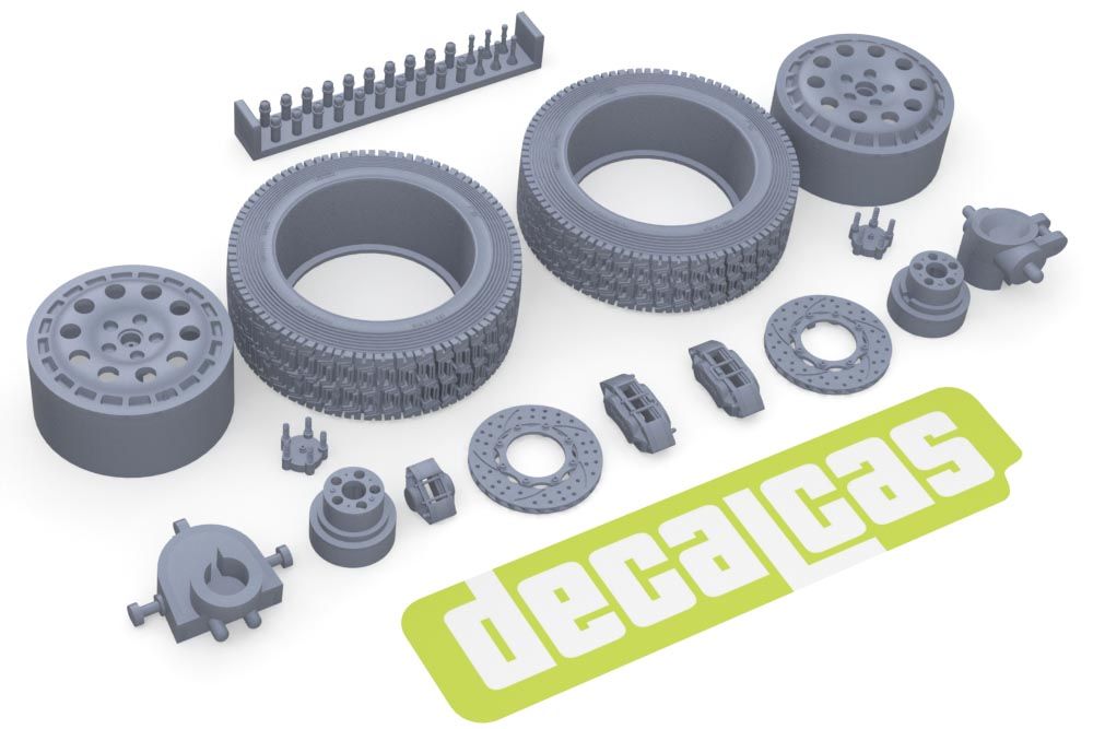 Decalcas PAR053 Gravel conversion set for Lancia Delta S4