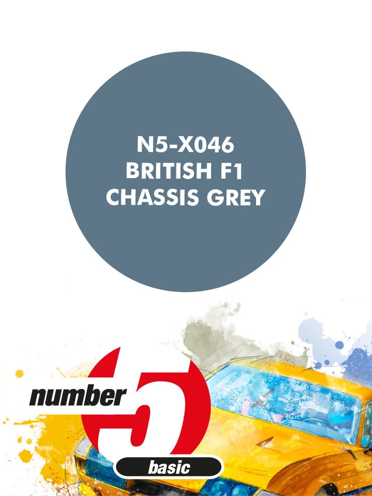 Number 5 N5-X046 British F1 Chassis Grey