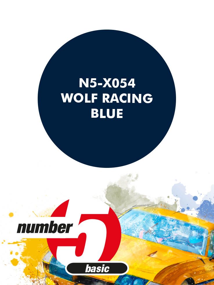 Number 5 N5-X054 Wolf Racing Blue