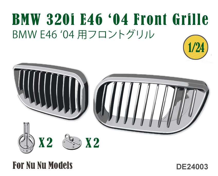 Fat Frog DE24003 Front Grille for BMW 320i E46 '04