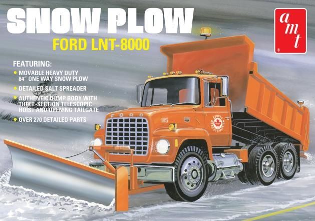 AMT 01178 FORD LNT-8000 SNOW PLOW