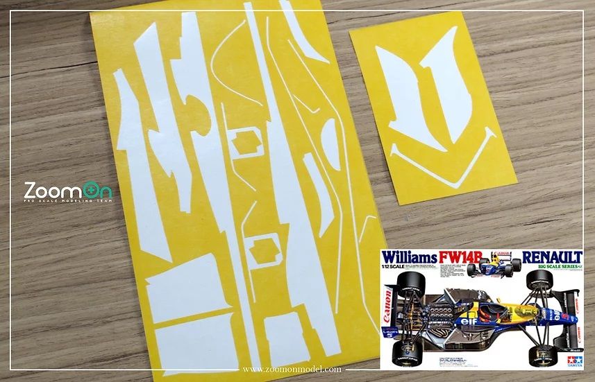 ZoomOn ZD159 Painting masks - Williams FW14B