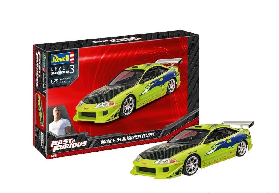 Revell 07691 FAST AND FURIOUS BRIAN'S 1995 MITSUBISHI ECLIPSE