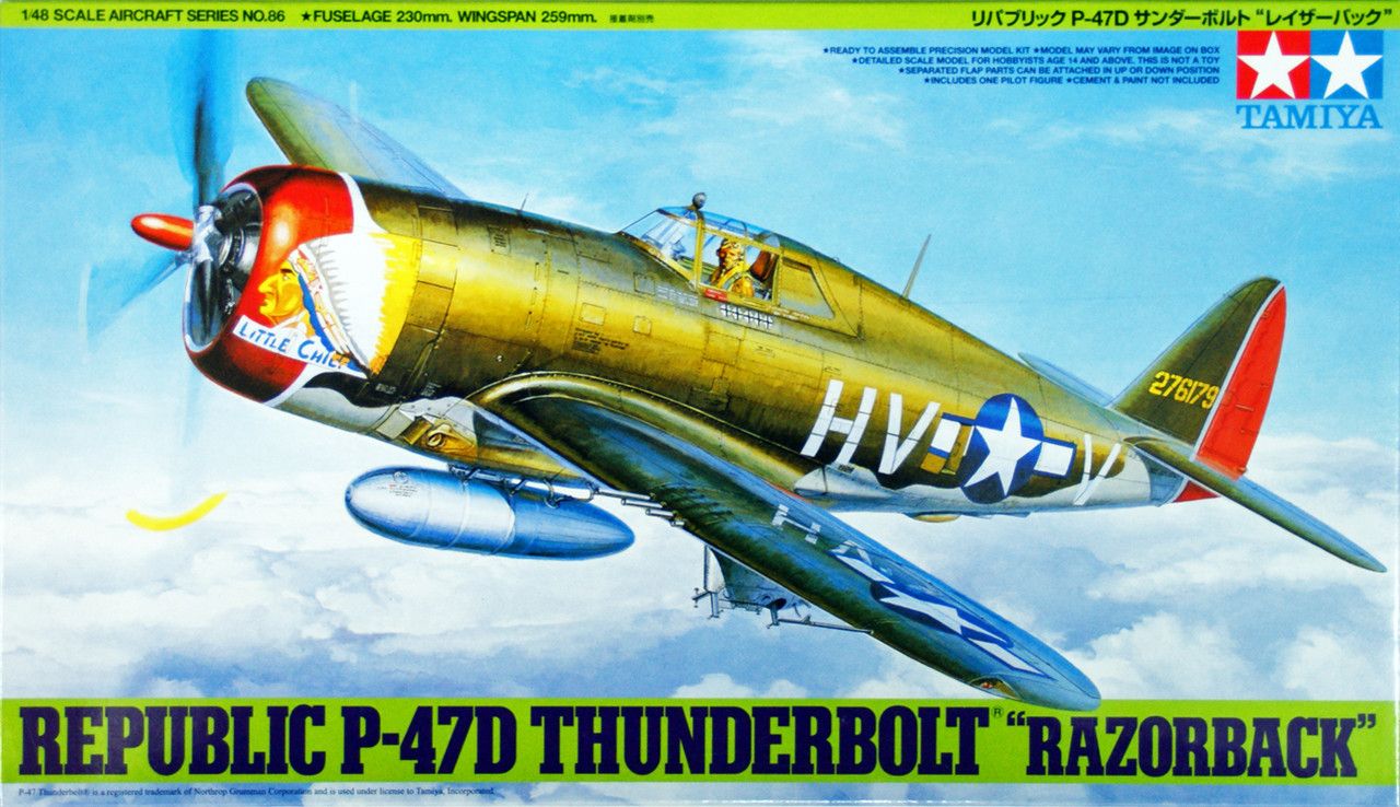 Tamiya 61086 Republic P-47D Thunderbolt