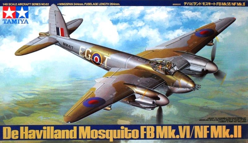 Tamiya 61062 Mosquito FB Mk.VI-NF Mk.II
