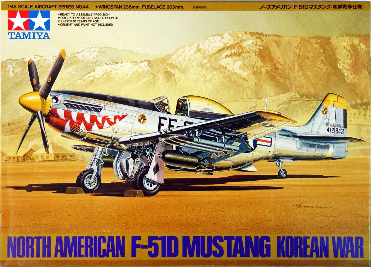 Tamiya 61044 North American F-51D Mustang Korean War