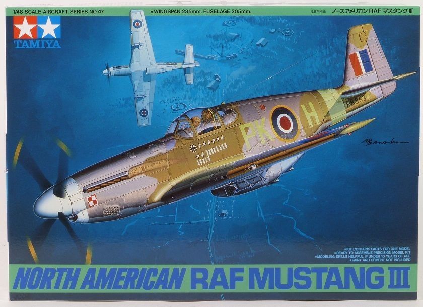 Tamiya 61047 North American RAF Mustang III