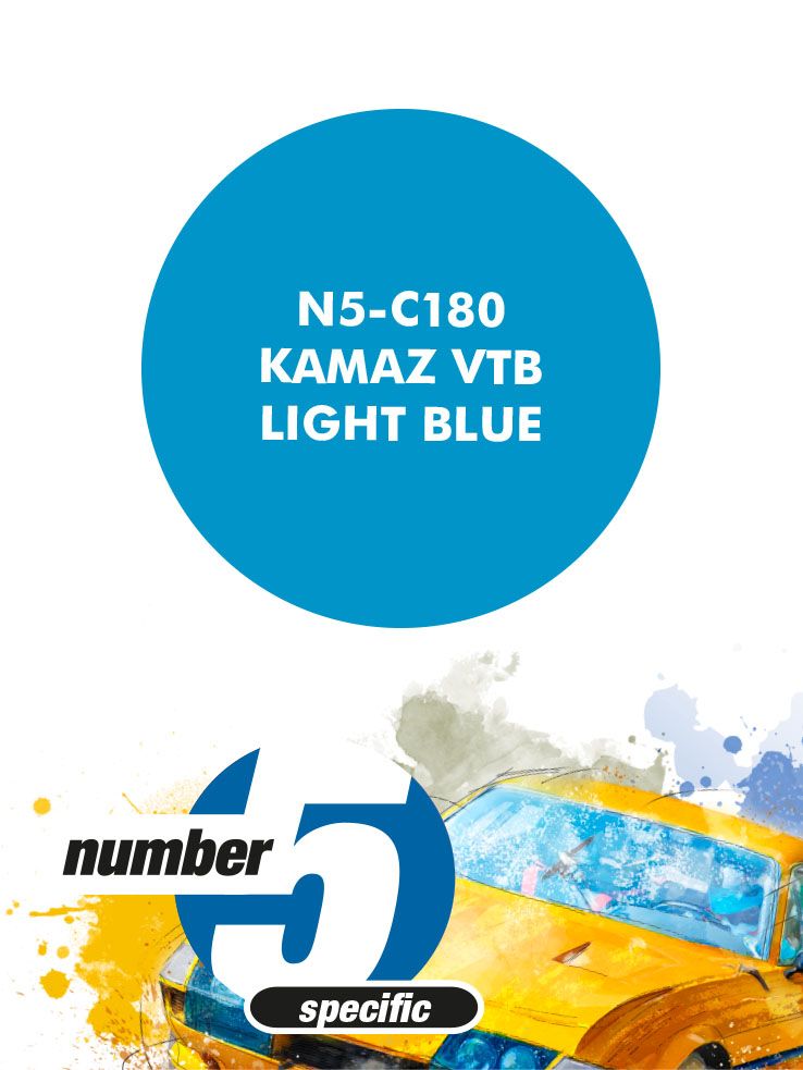 Number 5 N5-C180 Kamaz VTB Light Blue