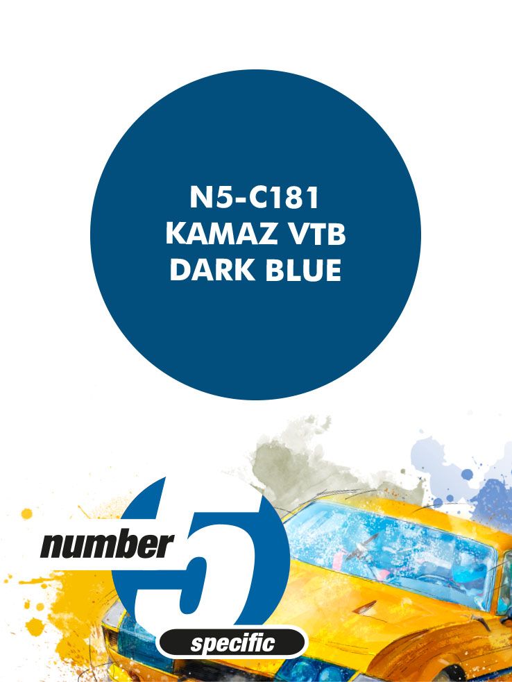 Number 5 N5-C181 Kamaz VTB Dark Blue