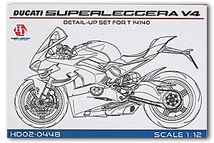 Hobby Design HD02-0448 Ducati Superleggera V4 Detail-up Set