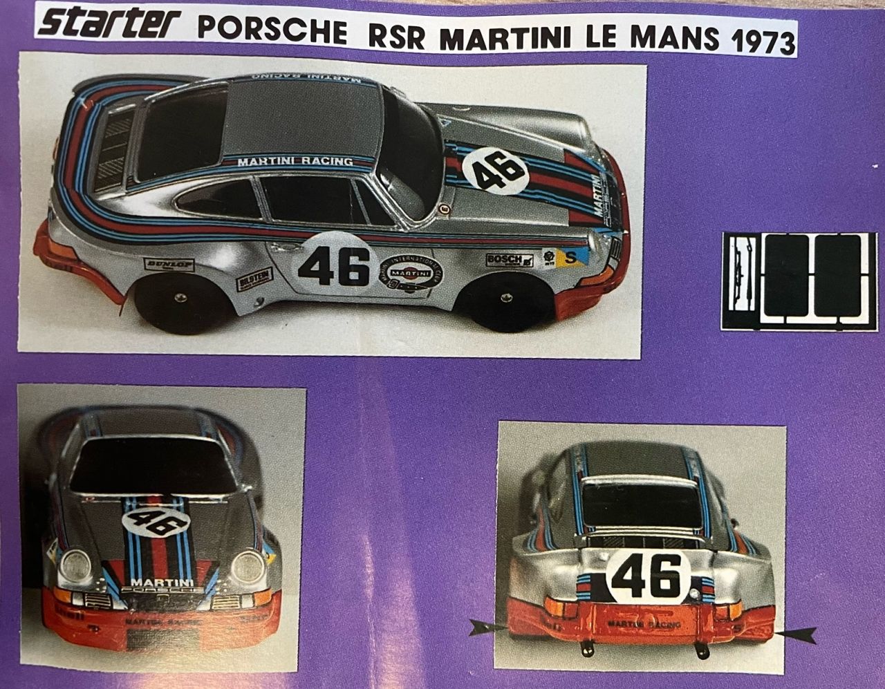 Starter PorscheCarrera RSR Martini LM 1973