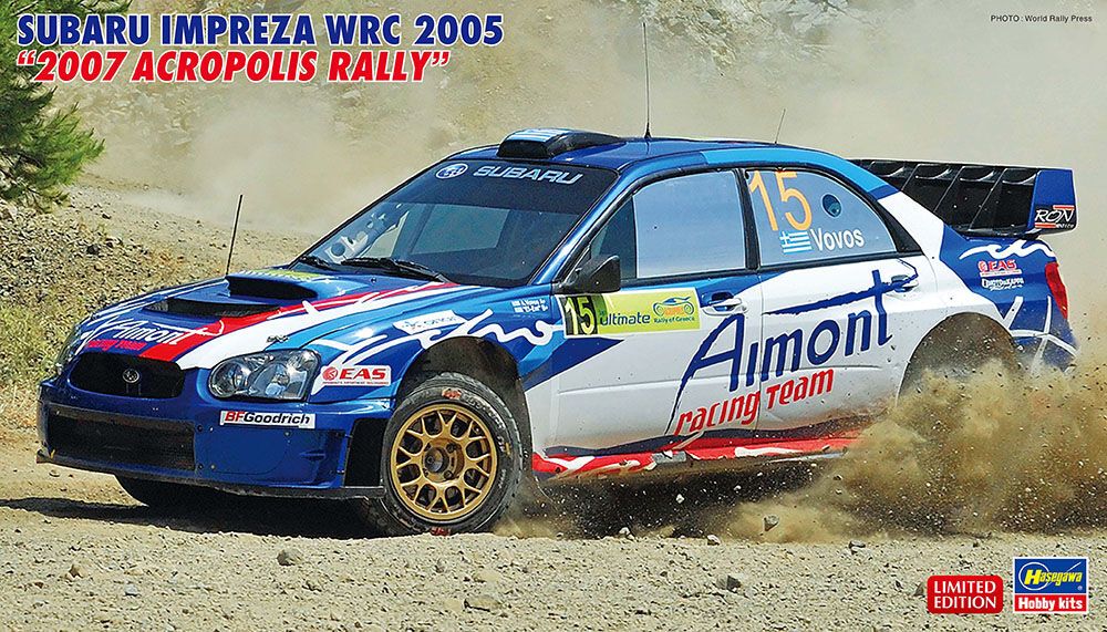 Hasegawa 20558 Subaru Impreza WRC 2005 "2007 Acropolis Rally"