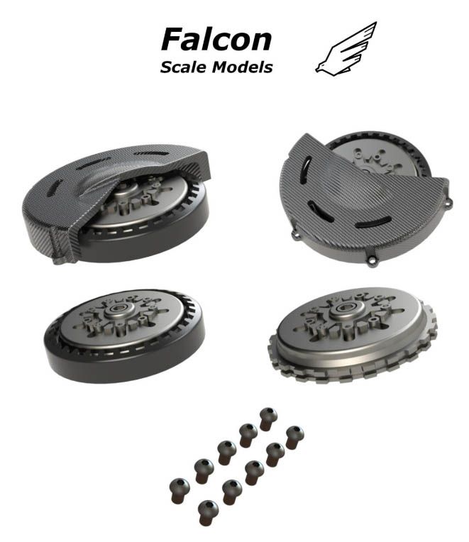 Falcon Scale Models FSM14 Clutch for 1/12 scale models: Ducati Superleggera V4
