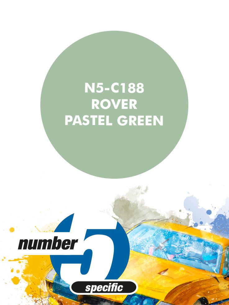 Number 5 N5-C188 Rover Pastel Green (1x30ml)