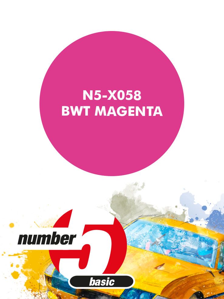 Number 5 N5-X058 BWT Magenta (1x30ml)