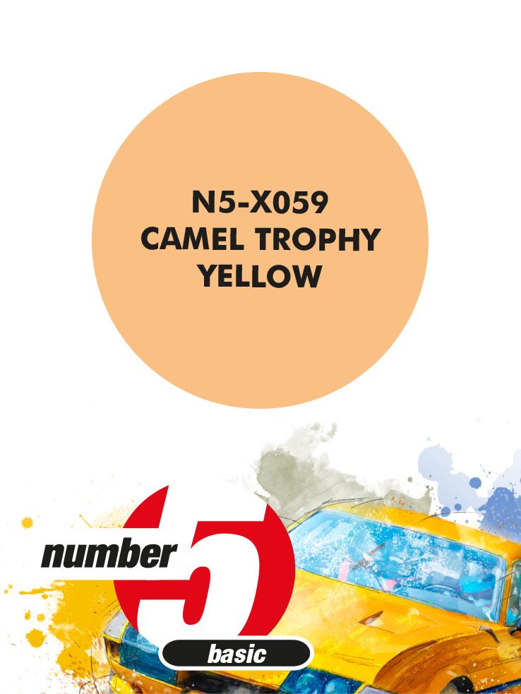 Number 5 N5-X059 Camel Trophy Yellow (1x30ml)