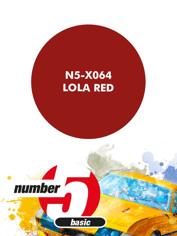 Number 5 N5-X064 Lola Red (1x30ml)