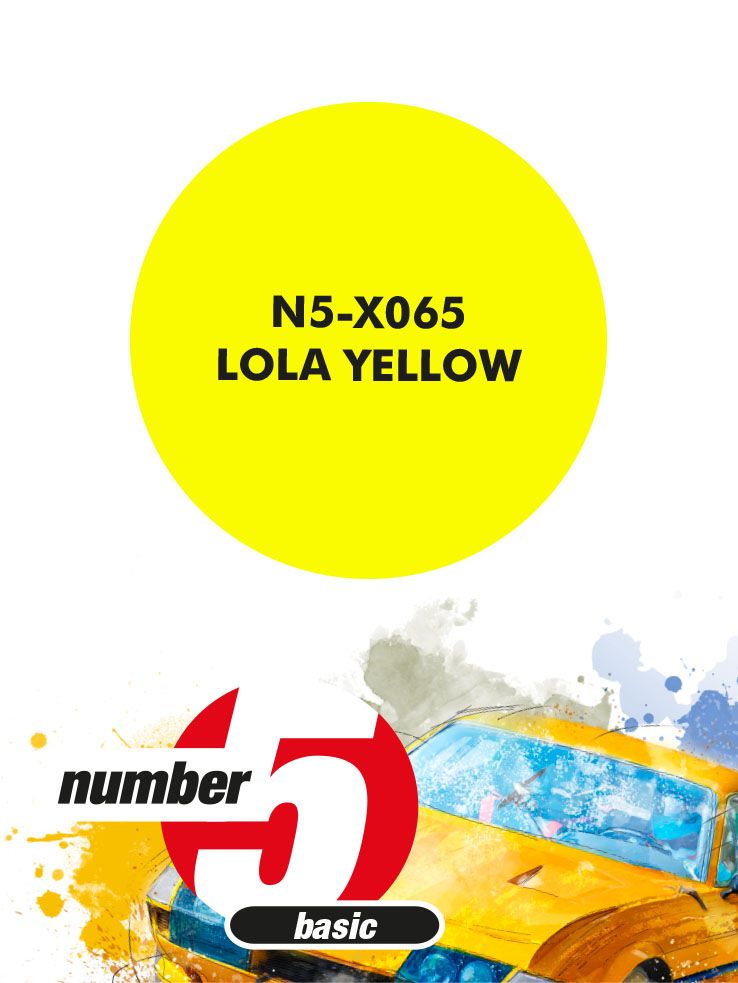 Number 5 N5-X065 Lola Yellow (1x30ml)