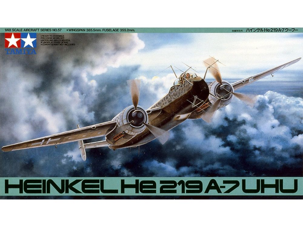 Tamiya 61057 Heinkel He219 A-7 Uhu - 1 figure