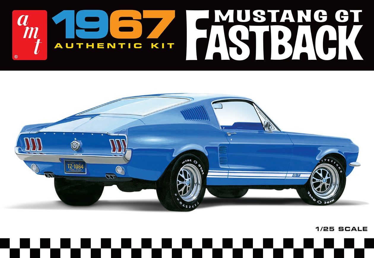AMT 01241 1967 FORD MUSTANG GT FASTBACK